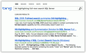 Bing results Bing results (click to enlarge)