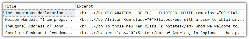 ThinkHighlight results ThinkHighlight results